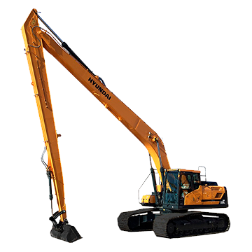 Escavadeira R220LC-9 Long Reach